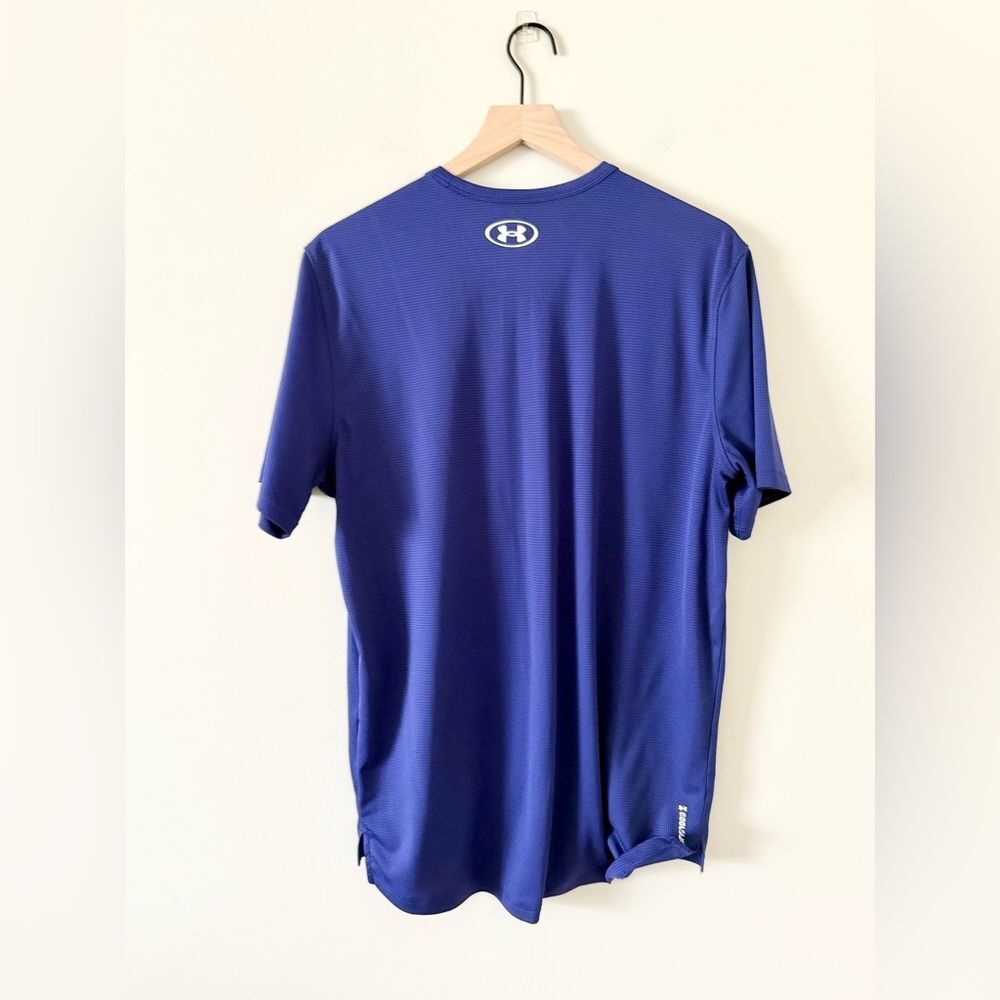 Under Armour Short Sleeve Performance Tee Coolswitch in Royal Blue - Size M - Picture 6 of 7